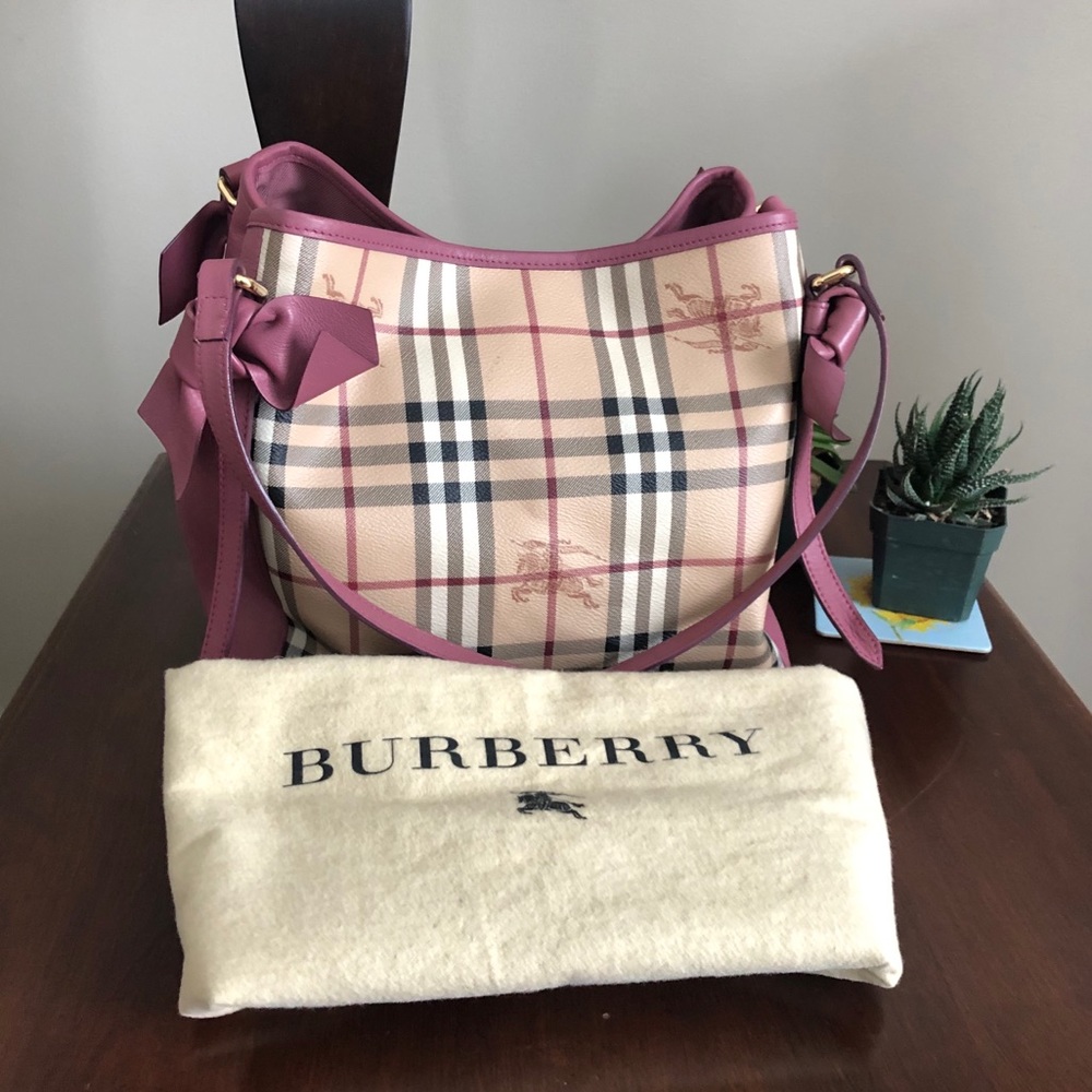 Burberry Pink bow Tote
